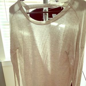 Long sleeve open back shirt athleta